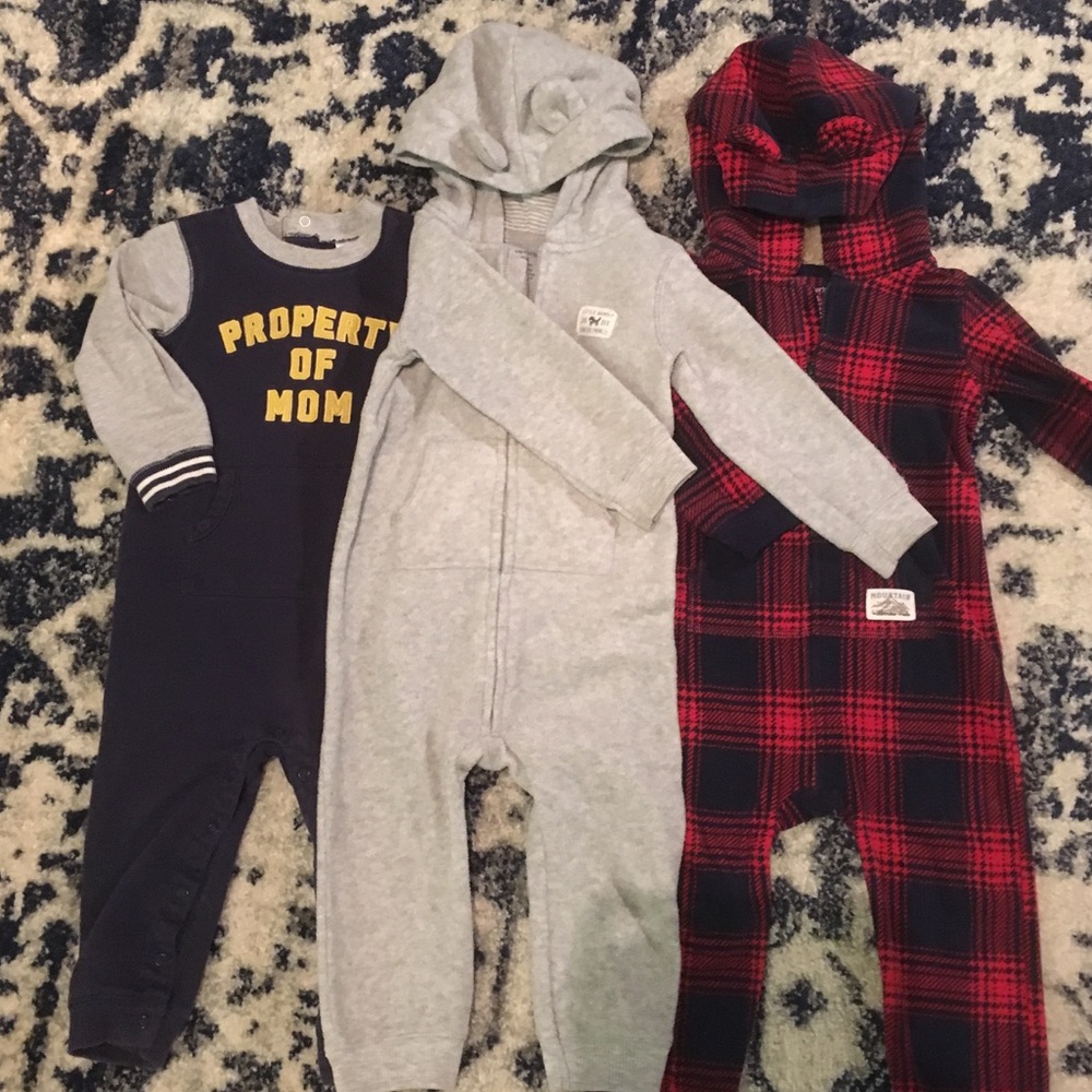 3 bodysuit jumpsuit Carter’s boys size 24 months